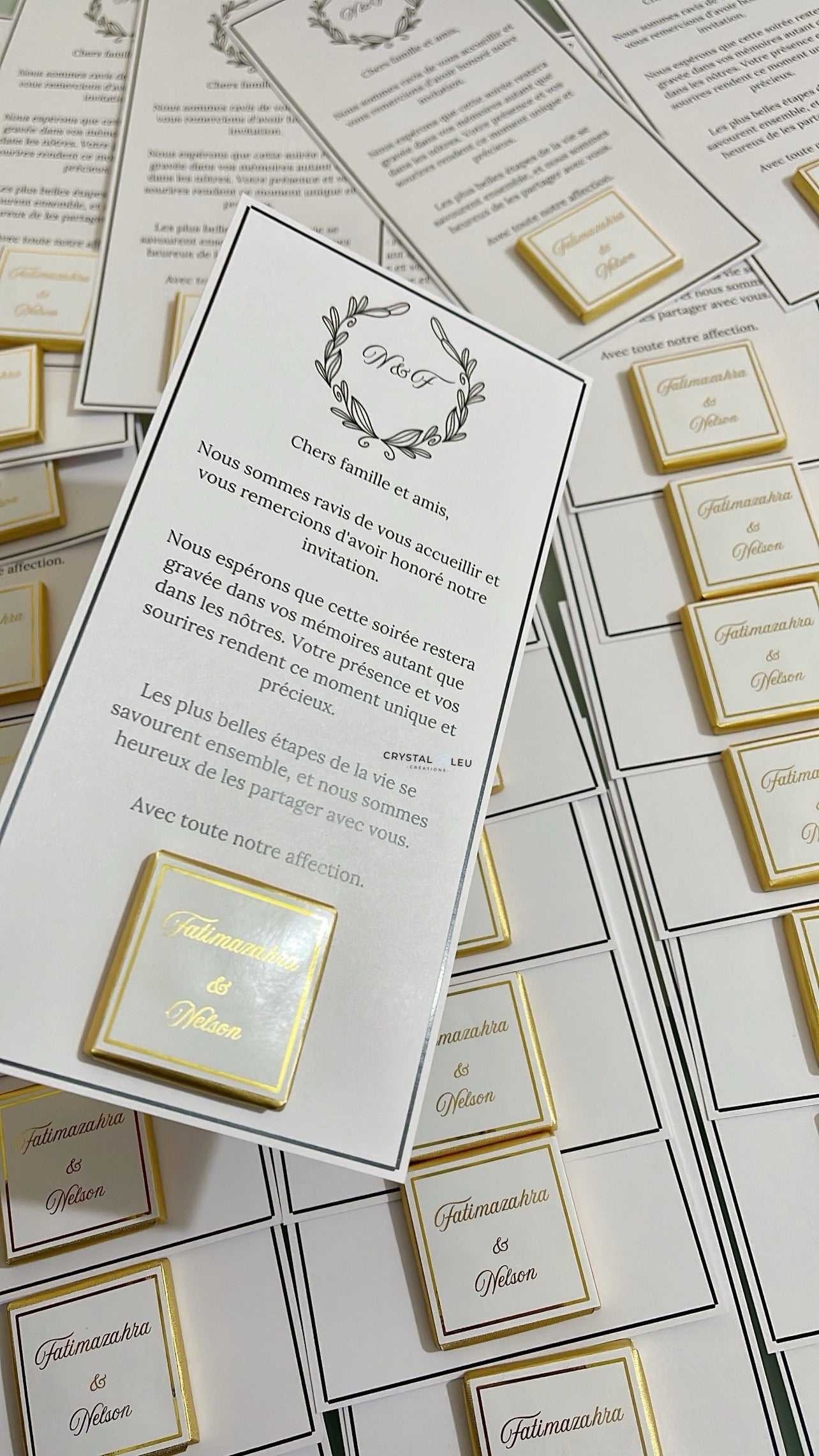 Carte de remerciements