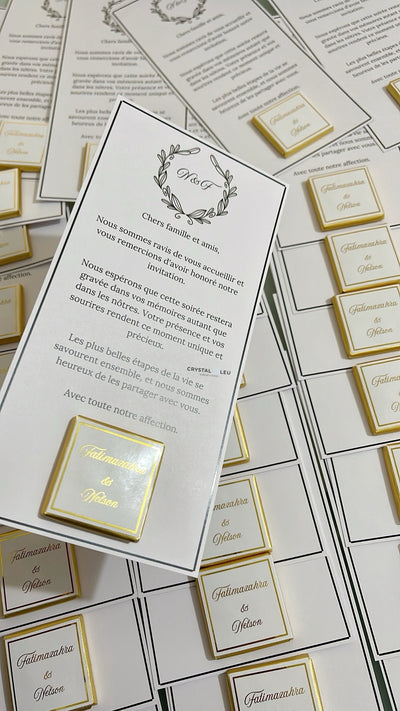 Carte de remerciements