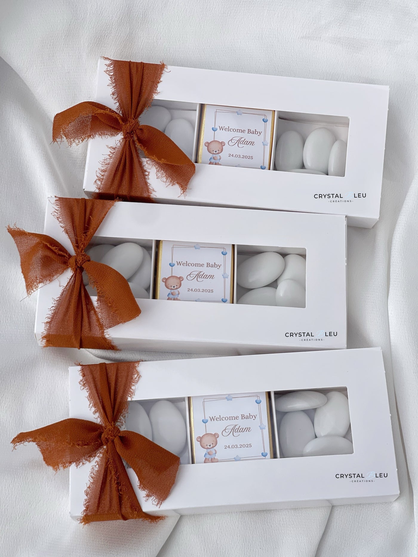 Coffret dragées et chocolat
