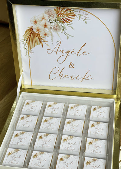 Coffret chocolat personnalisé